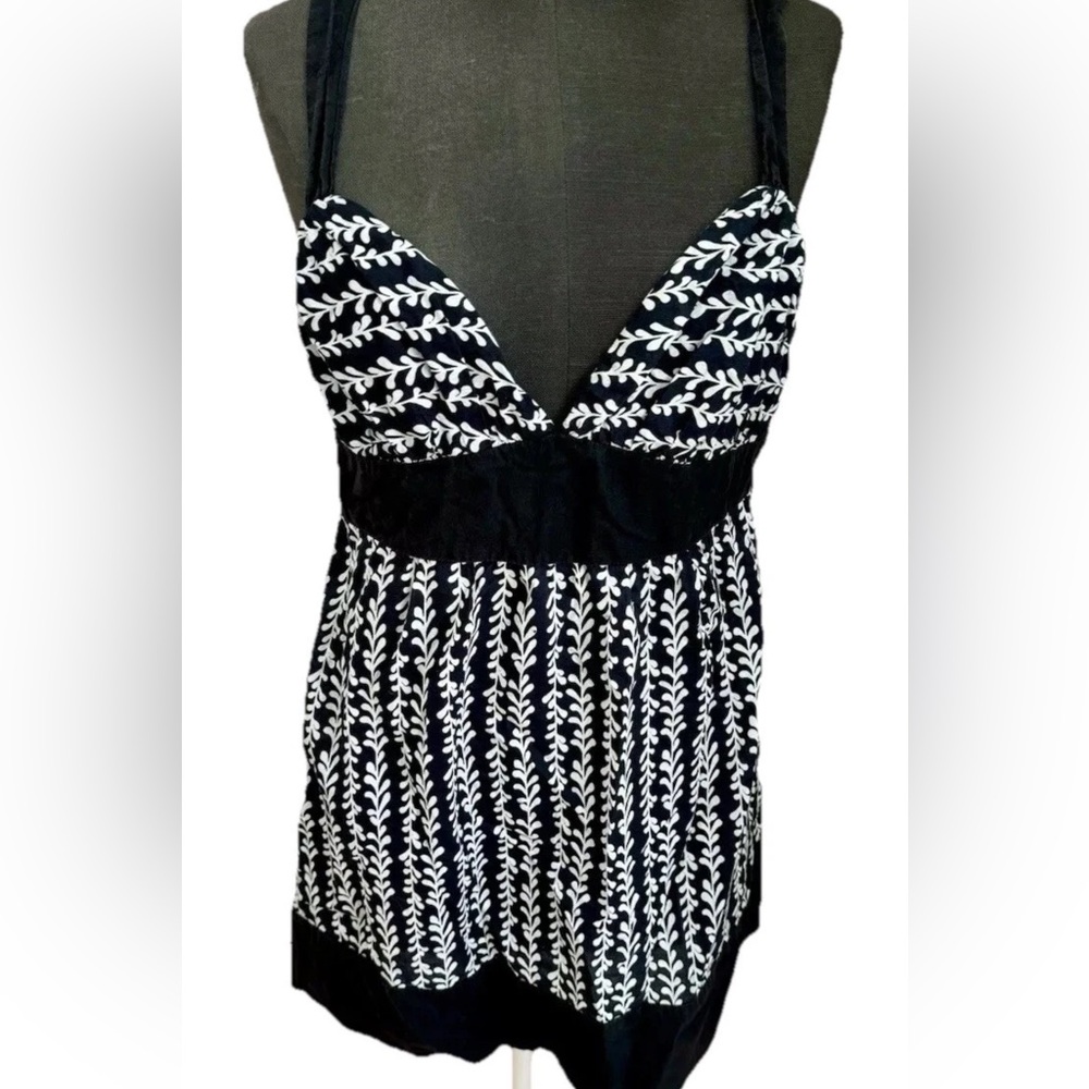 Speechless Black White check Y2K style tank top dress, size 9, GUC whimsygoth